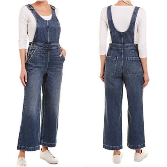 rebecca taylor denim jumpsuit